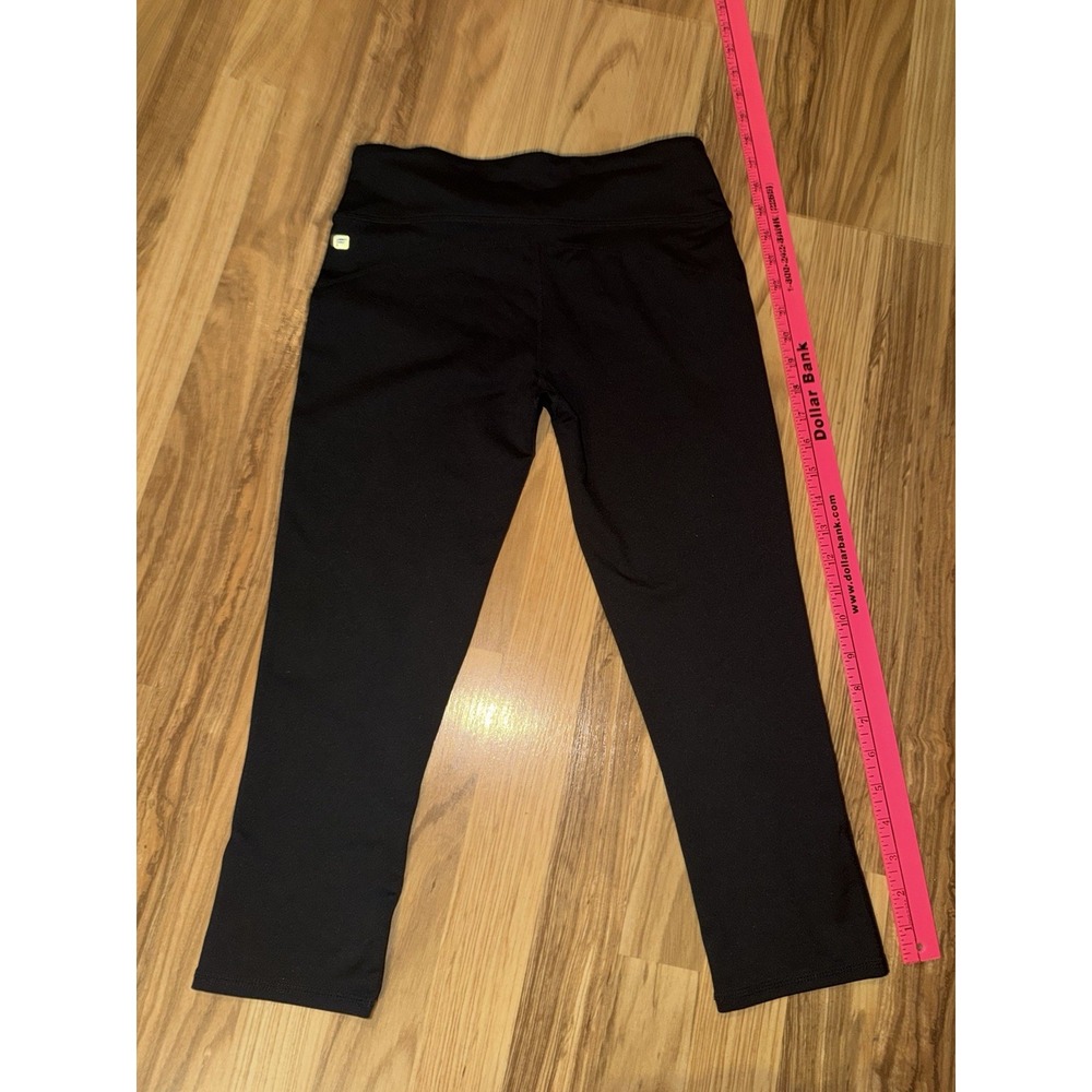 Fabletics Women's Sz S Small Black Capri Leggings Pants